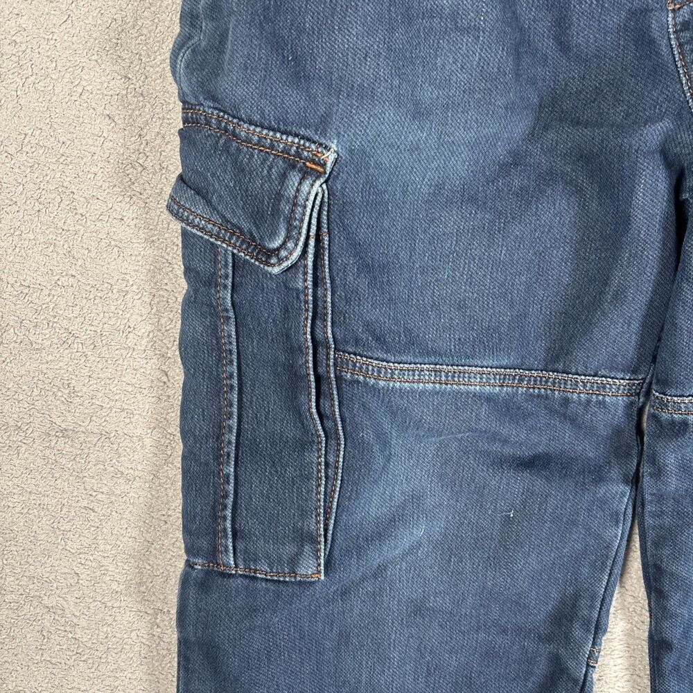 Armani Exchange Cropped‎ Ankle Cargo Jogger Blue Jeans Men’s Size 30 Fit 30x24 - Picture 4 of 16